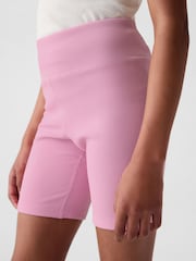 Gap Pink Rib Biker Shorts (4-13yrs) - Image 3 of 5