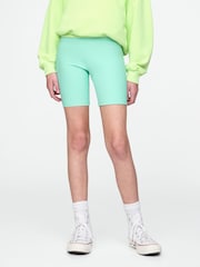 Gap Green Rib Biker Shorts (4-13yrs) - Image 1 of 5