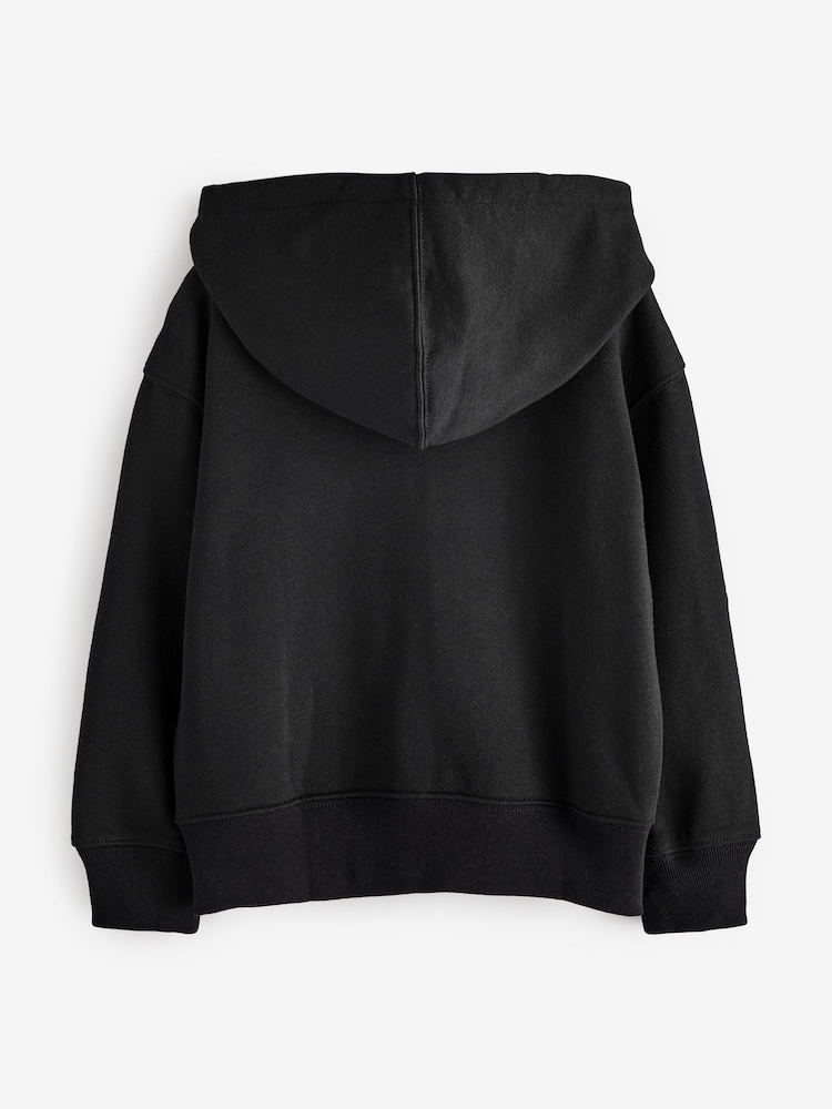 Gap Black Zip Up Vintage Logo Hoodie (4-13yrs) - Image 2 of 4 Gap Black Zip Up Vintage Logo Hoodie (4-13yrs) - Image 2 of 4