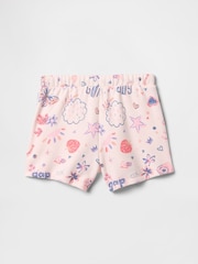 Gap Pink Fleece-Lined Pull On Shorts - Image 2 of 3