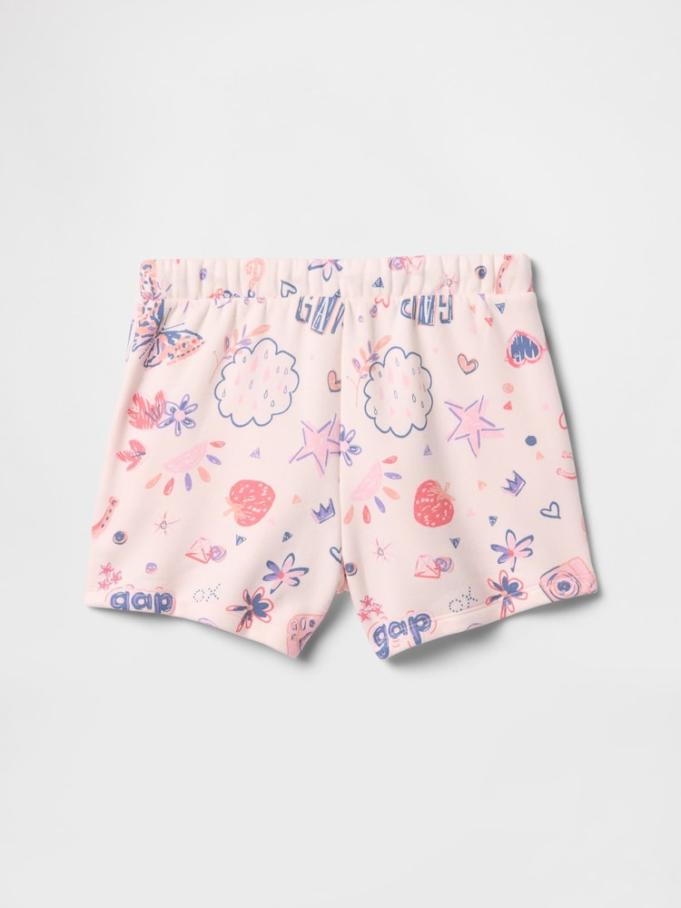 Gap Pink Fleece-Lined Pull On Shorts - Image 2 of 3