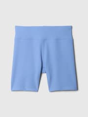 Gap Blue Rib Biker Shorts (4-13yrs) - Image 4 of 5