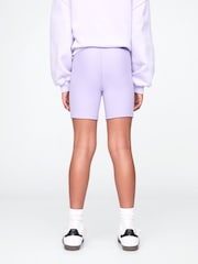 Gap Purple Rib Biker Shorts (4-13yrs) - Image 2 of 5