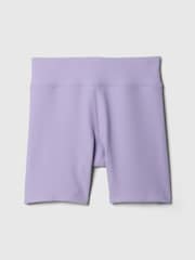 Gap Purple Rib Biker Shorts (4-13yrs) - Image 4 of 5