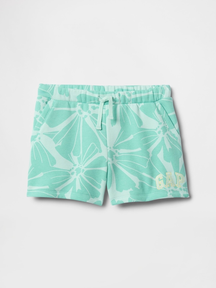 Gap Green Fleece-Lined Pull On Shorts - Image 1 of 3