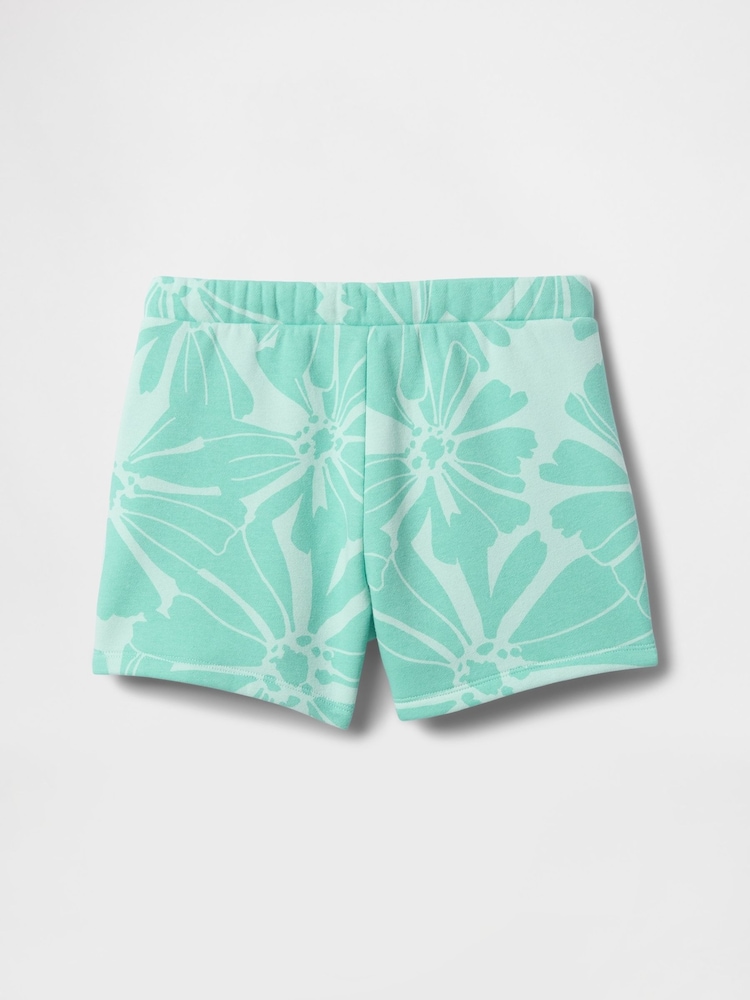 Gap Green Fleece-Lined Pull On Shorts - Image 2 of 3 Gap Green Fleece-Lined Pull On Shorts - Image 2 of 3