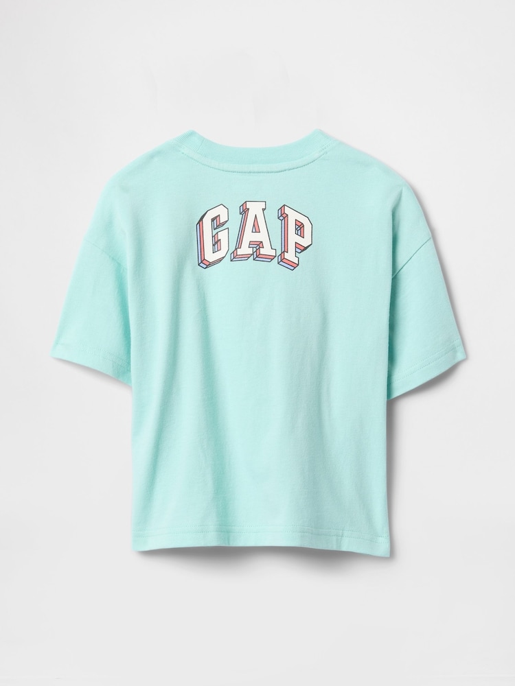 Gap Green Spider-Man Marvel Oversized Graphic Short Sleeve T-Shirt (6mths-5yrs) - Image 2 of 2