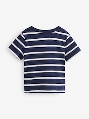 Marine/Blau gestreift - Gap – Relaxed-Fit-Kurzarm-T-Shirt (6M.–5J.) - Bild 2 von 4