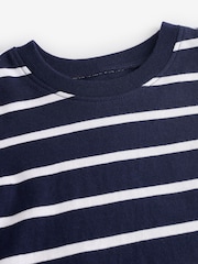 Marine/Blau gestreift - Gap – Relaxed-Fit-Kurzarm-T-Shirt (6M.–5J.) - Bild 4 von 4