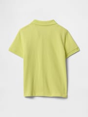 Gap Lime Green Mickey Mouse Disney Pique Polo Shirt (6mths-5yrs) - Image 2 of 3