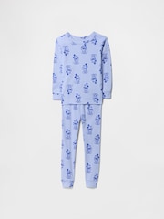 Gap Blue Mickey Mouse Disney Cotton Long Pyjamas (6mths-5yrs) - Image 1 of 3