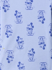 Gap Blue Mickey Mouse Disney Cotton Long Pyjamas (6mths-5yrs) - Image 3 of 3