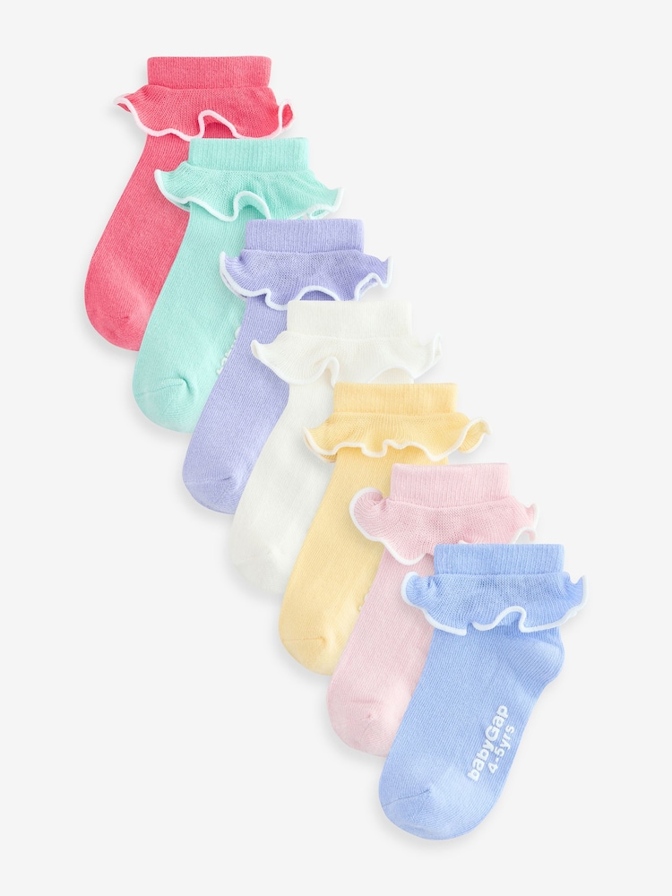 Gap Rüschen-Knöchelsocken, 7er-Pack - Bild 2 von 11