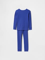 Gap Blue Fire Truck Cotton Long Pyjamas (6mths-5yrs) - Image 2 of 3