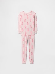Gap Pink Minnie Mouse Disney Cotton Long Pyjamas (6mths-5yrs) - Image 1 of 3