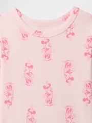 Gap Pink Minnie Mouse Disney Cotton Long Pyjamas (6mths-5yrs) - Image 3 of 3