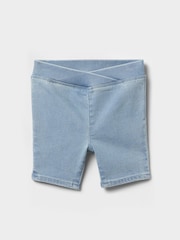 Gap Blue Denim Cycling Shorts (6mths-5yrs) - Image 1 of 2