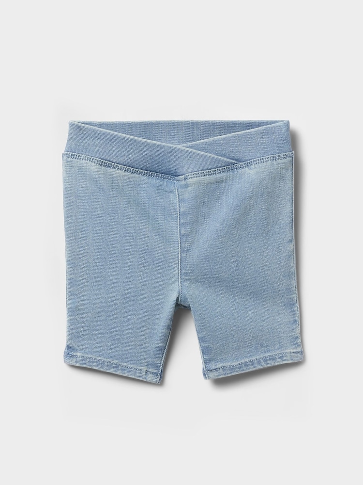 Gap Blue Denim Cycling Shorts (6mths-5yrs) - Image 1 of 2