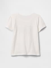 Blanco - Camiseta gráfica de manga corta y cuello redondo de Gap (6 meses - 5 años) - Imagen 2 de 3