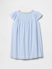 Gap Blue Flutter-Sleeve Shirtdress (6mths-5yrs) - Image 3 of 3