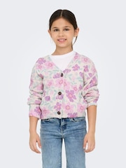Printed Floral Knitted Cardigan - Image 1 of 5
