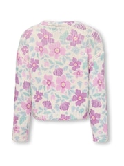 Printed Floral Knitted Cardigan - Image 5 of 5