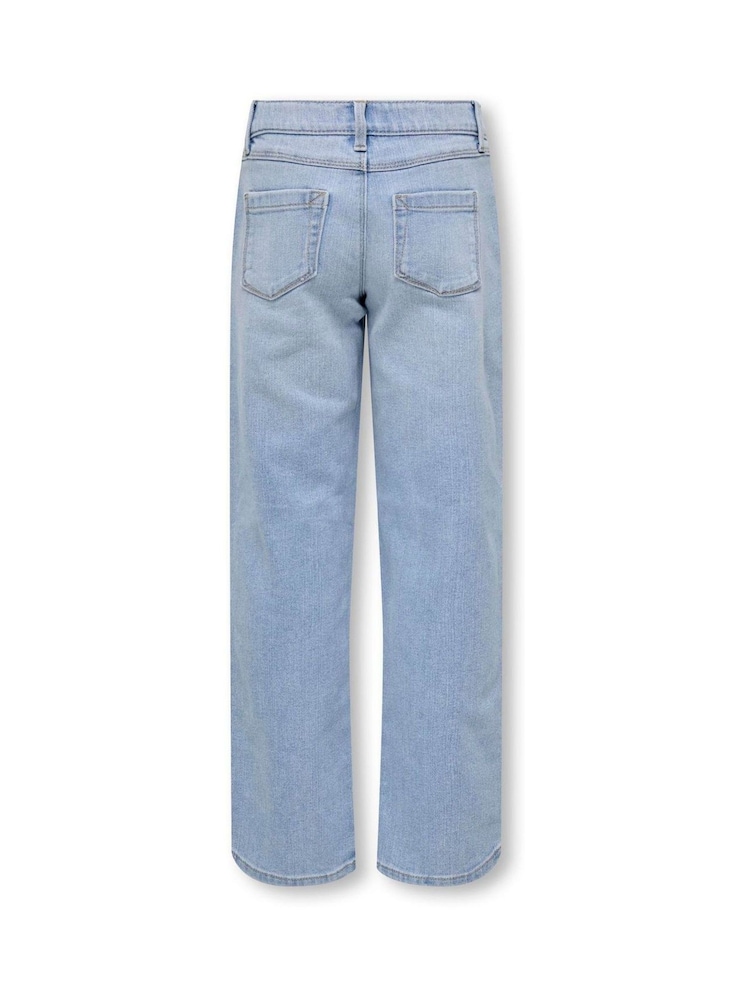 ONLY Kids High Waist Straight Wide Leg Jeans - Image 2 of 3