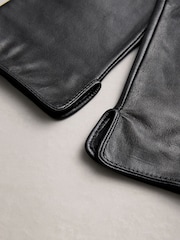 Black Leather Gloves - Image 6 of 6