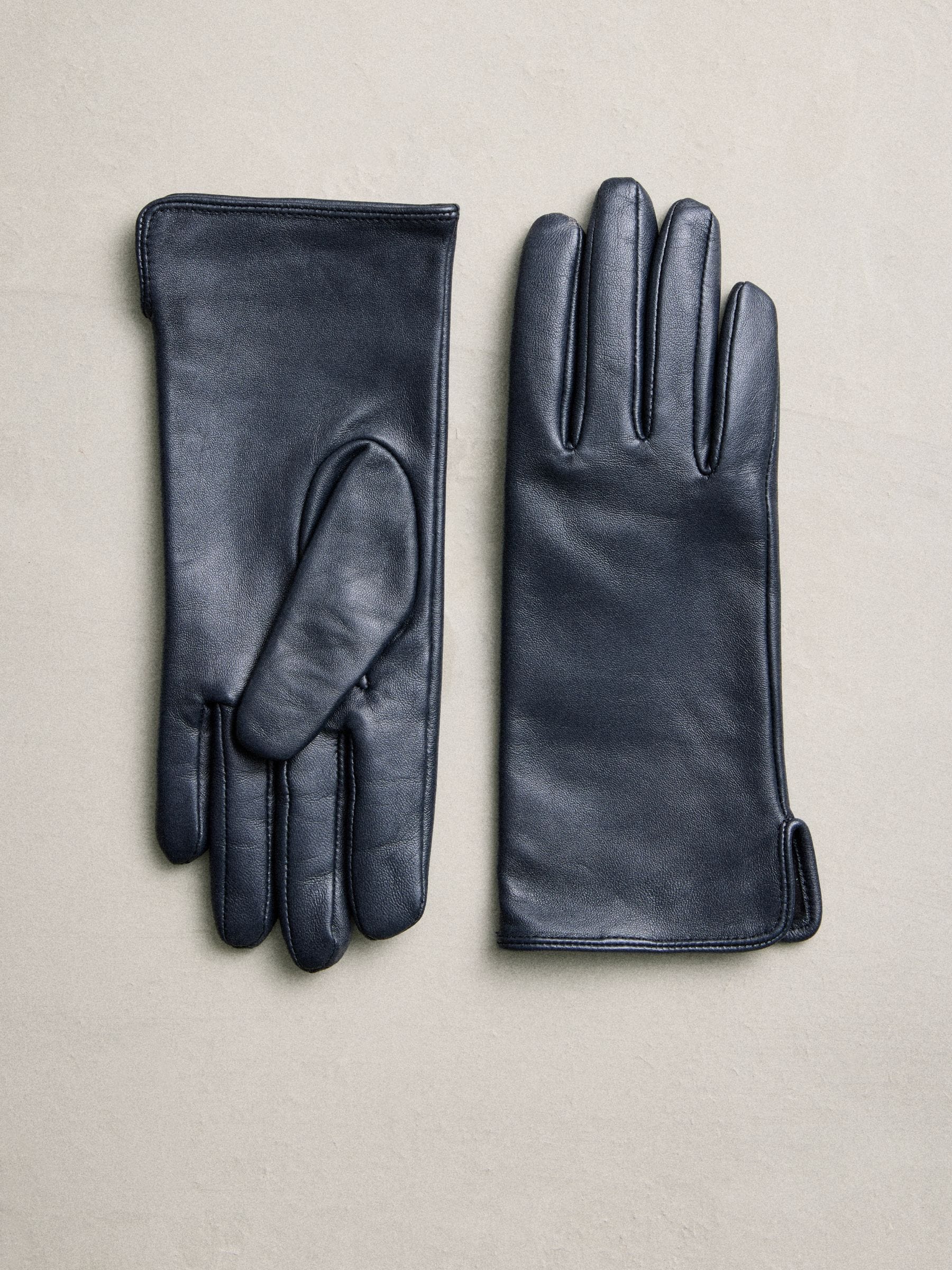 小物 WASHABLE LEATHER GLOVES-[BUSINESS] Buy Navy Leather Gloves from Next South Africa