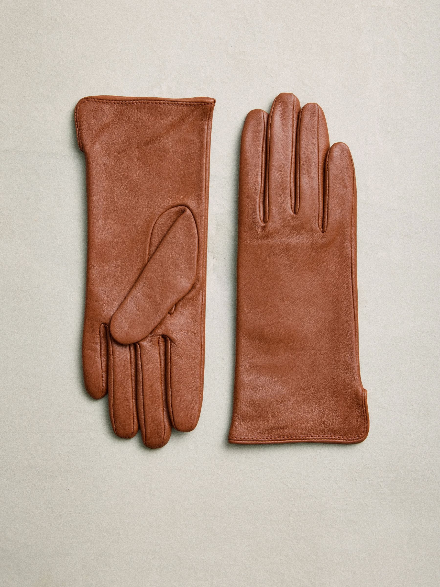 Buy Tan Brown Leather Gloves from Next USA