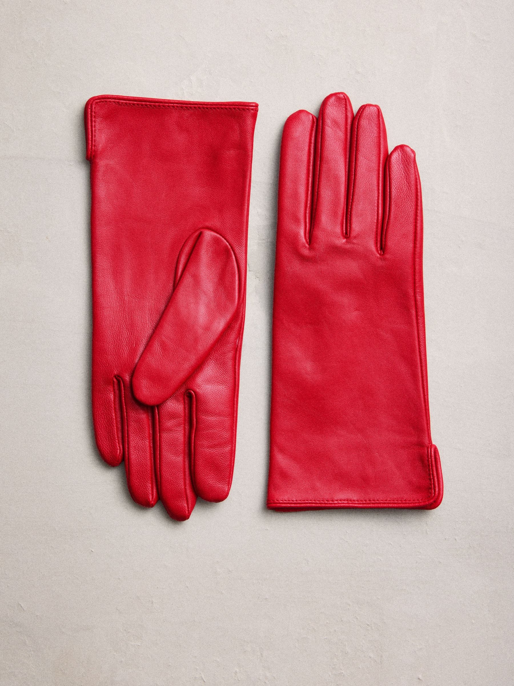 Buy Red Leather Gloves from Next USA