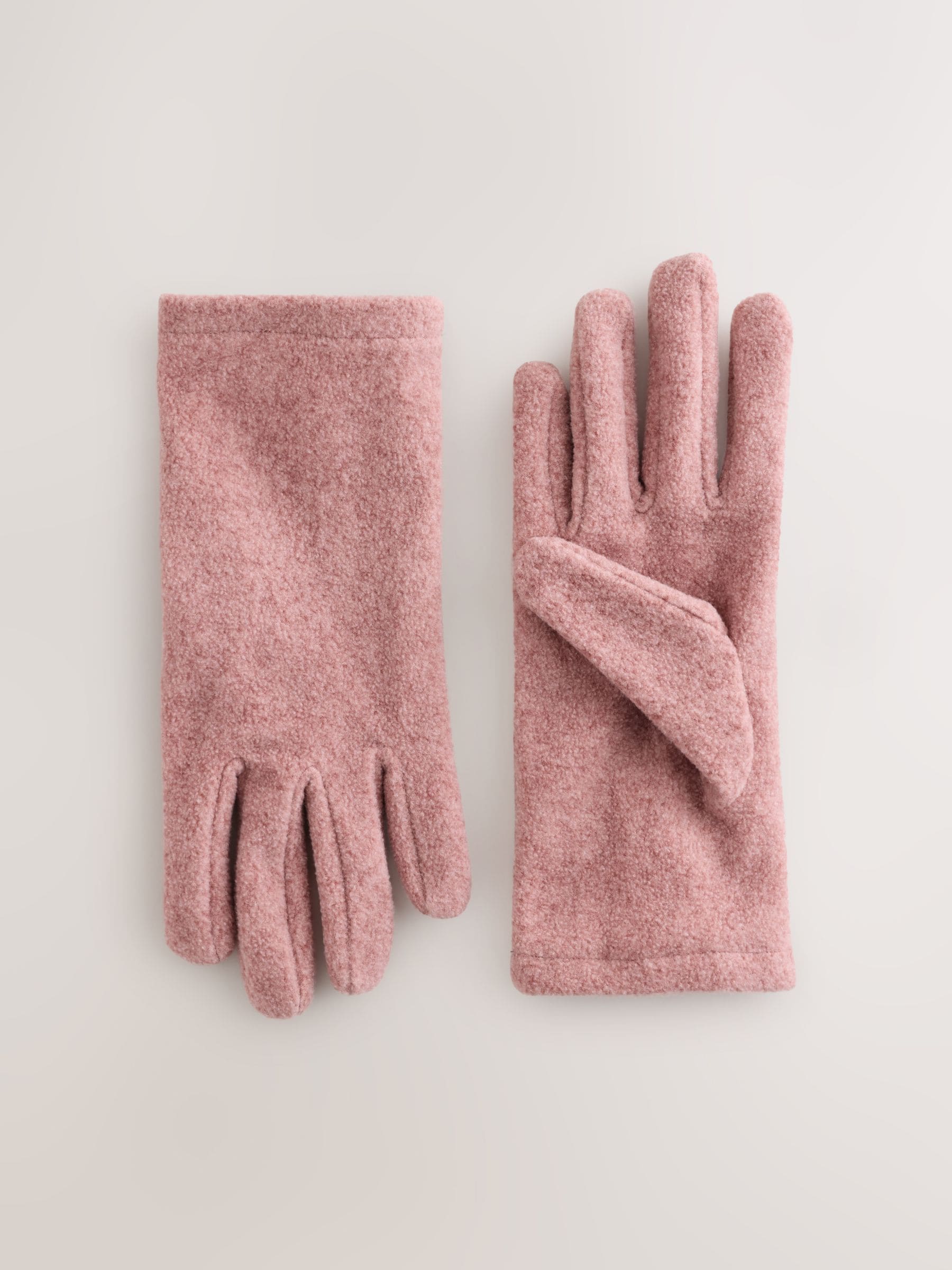 fleece gloves pink fluffy gloves