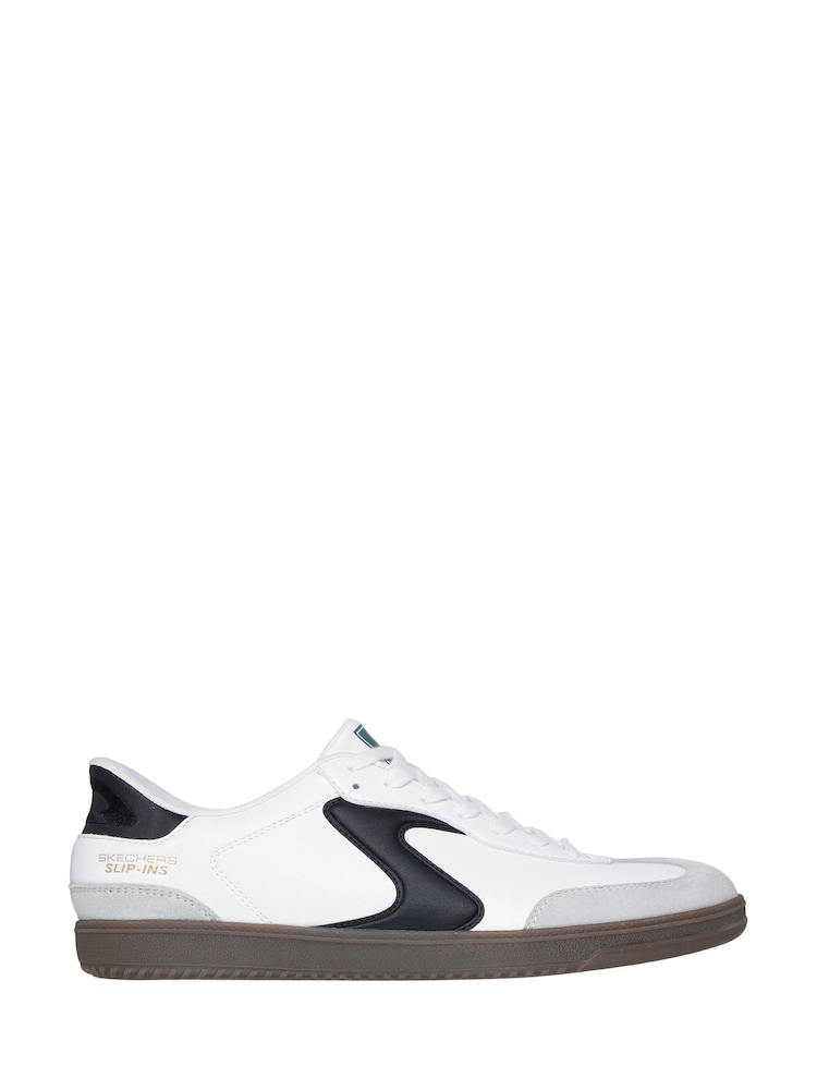 Skechers White Hotshot Slip In Trainers - Image 1 of 5