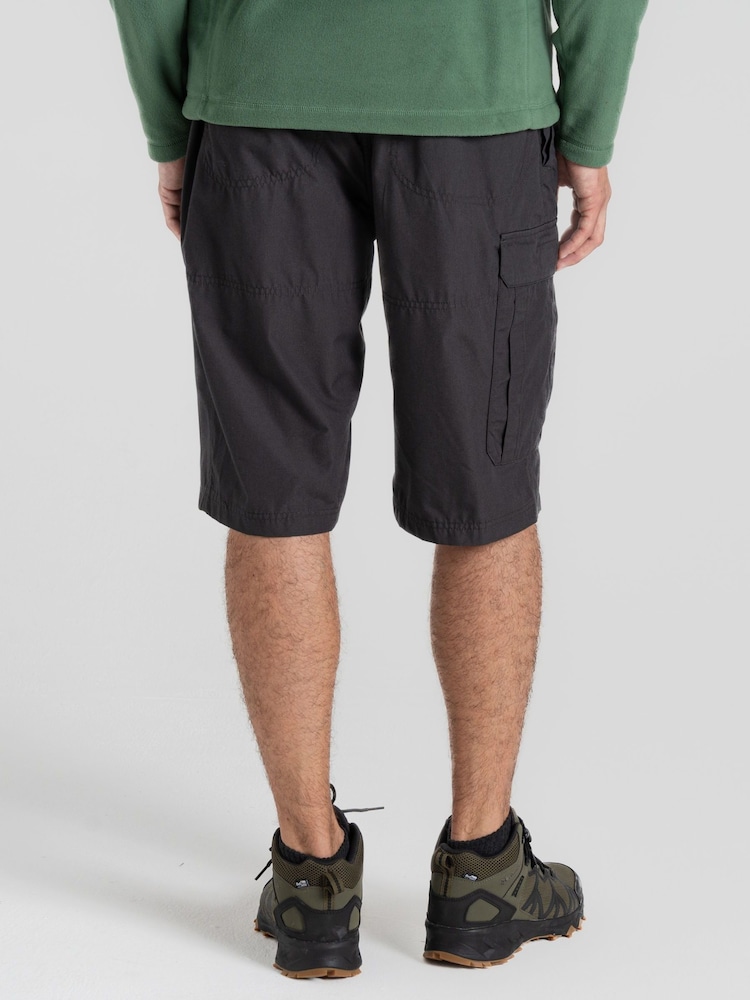 Craghoppers Black Kiwi Long Shorts - Image 2 of 7