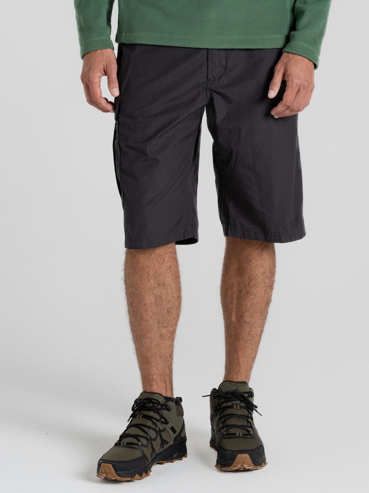 Craghoppers Black Kiwi Long Shorts - Image 4 of 7