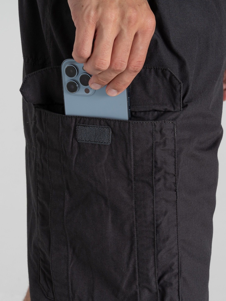 Craghoppers Black Kiwi Long Shorts - Image 6 of 7