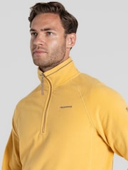 Craghoppers Yellow National Trust Corey Half Zip Fleece - Image 4 of 6