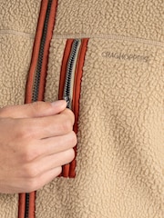 Craghoppers National Trust Whitendale Fleece Brown Jacket - Image 6 of 7