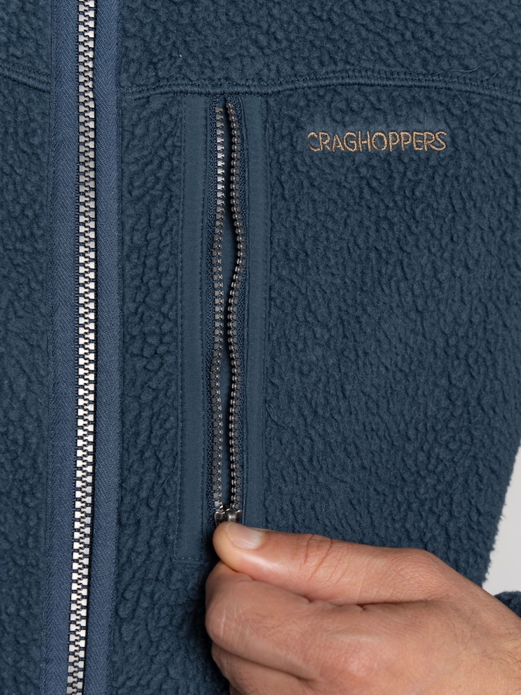 Craghoppers Blue National Trust Whitendale Fleece Jacket - Image 6 of 6