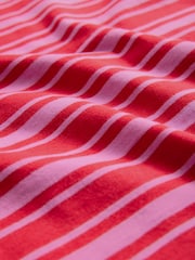 The Set Stripe Short Sleeve 100% Cotton Relaxed T-Shirt - Image 3 of 3