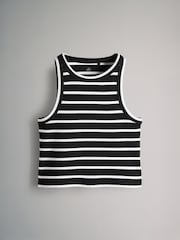 The Set Crop Ribbed Racer Vests 4 Pack - Imagen 10 de 15