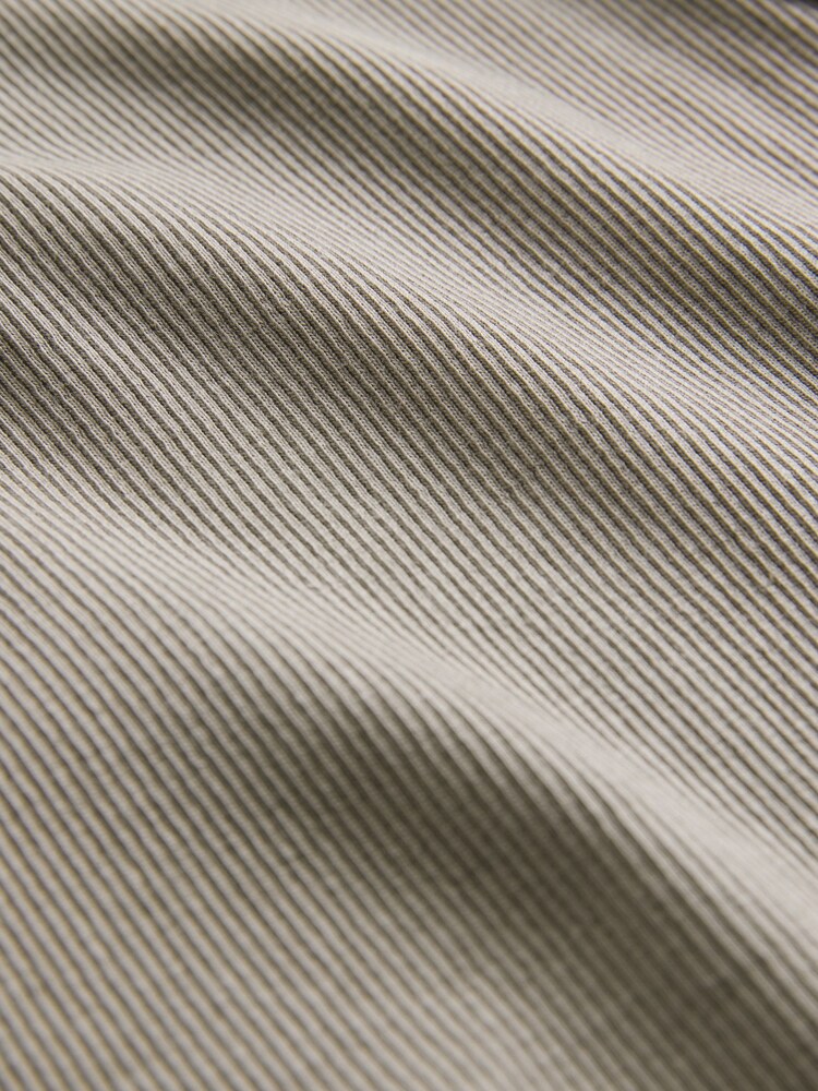 The Set Black/White/Black Stripe/Taupe Brown Crop Ribbed Racer Vests 4 Pack - Image 16 of 16