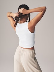 The Set Crop Ribbed Racer Vests 4 Pack - Imagen 7 de 15
