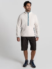 Craghoppers CO2 Renu II Half Zip Brown Fleece - Image 2 of 5