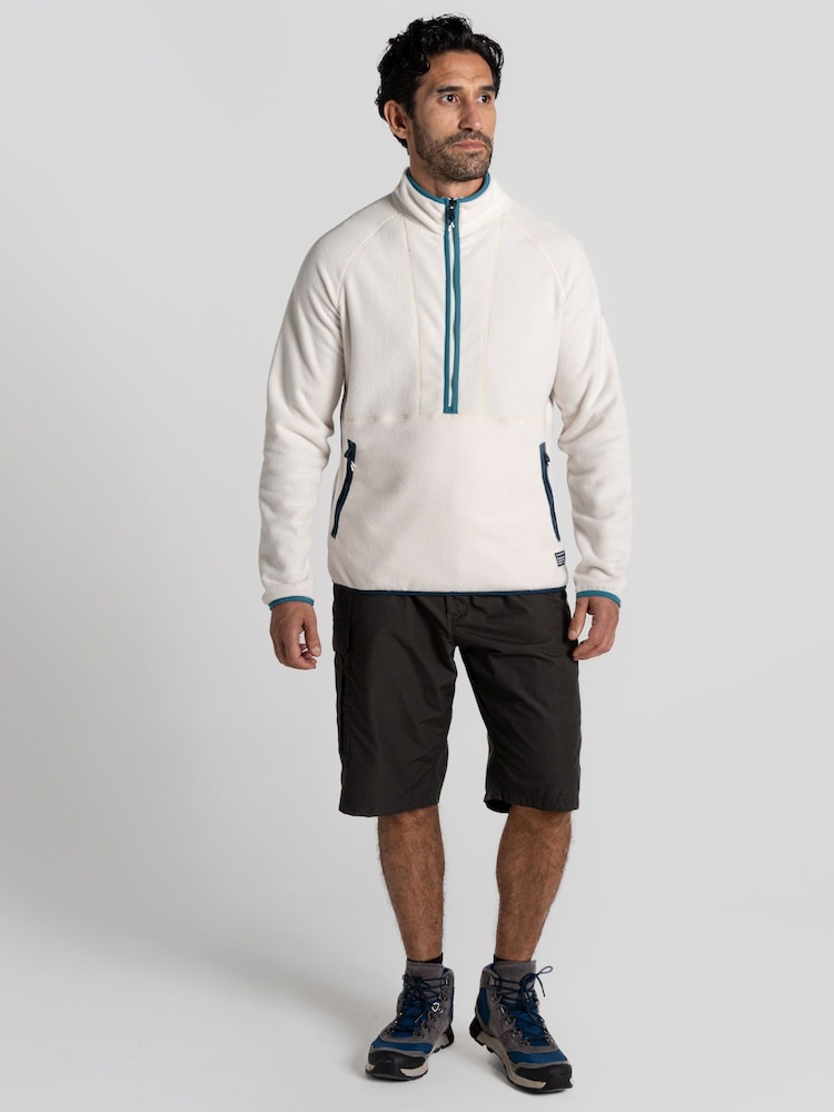 Craghoppers CO2 Renu II Half Zip Brown Fleece - Image 2 of 5
