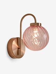 Pink Freya Rechargeable Wireless Wall Light - Image 1 of 4