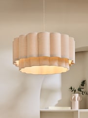 Natural Larson Small Easy Fit Ceiling Light - Image 1 of 5