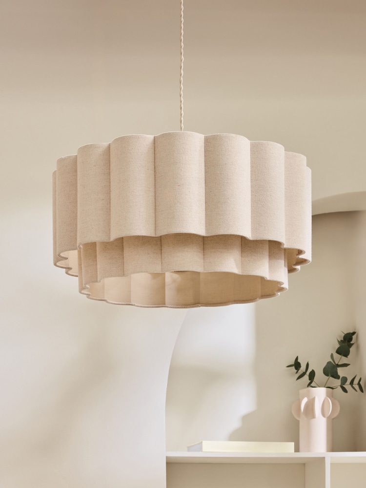 Natural Larson Small Easy Fit Ceiling Light - Image 2 of 5