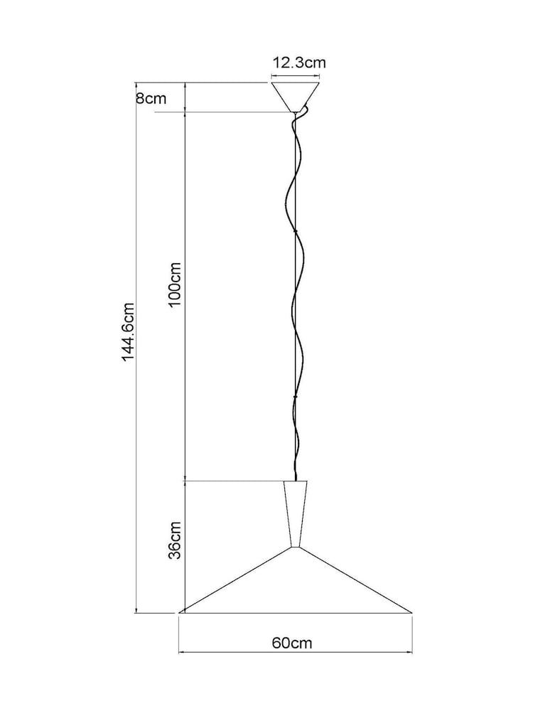 Chrome Neo Pendant Ceiling Light - Image 2 of 2 Chrome Neo Pendant Ceiling Light - Image 2 of 2