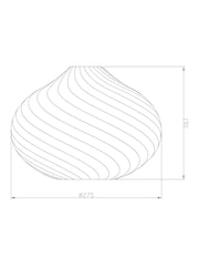 Pink Freya Easy Fit Light Shade - Image 2 of 2